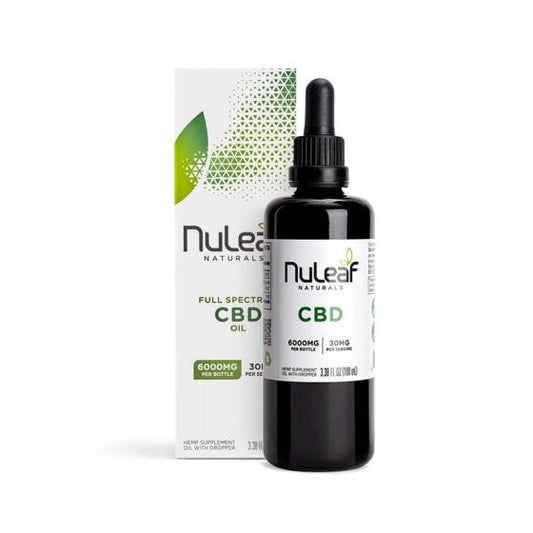 NuLeaf Naturals CBD Tincture 6000mg CBD (100ml) - CELOUI Skincare
